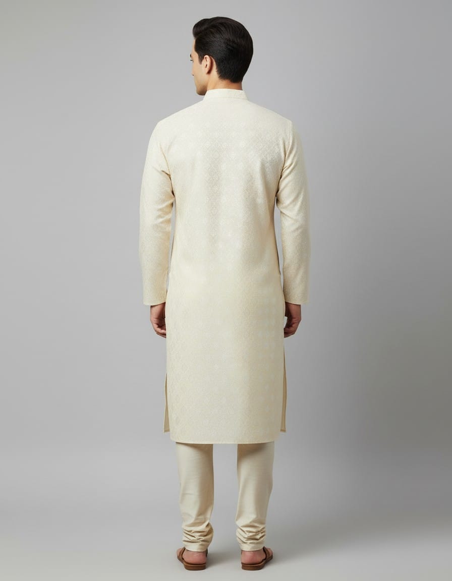 Tatvivah Men’s Jacquard Ethnic Kurta 2110