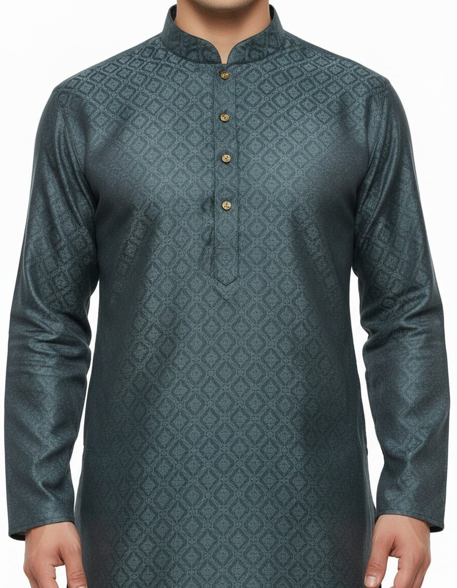Tatvivah Men’s Jacquard Ethnic Kurta 2112