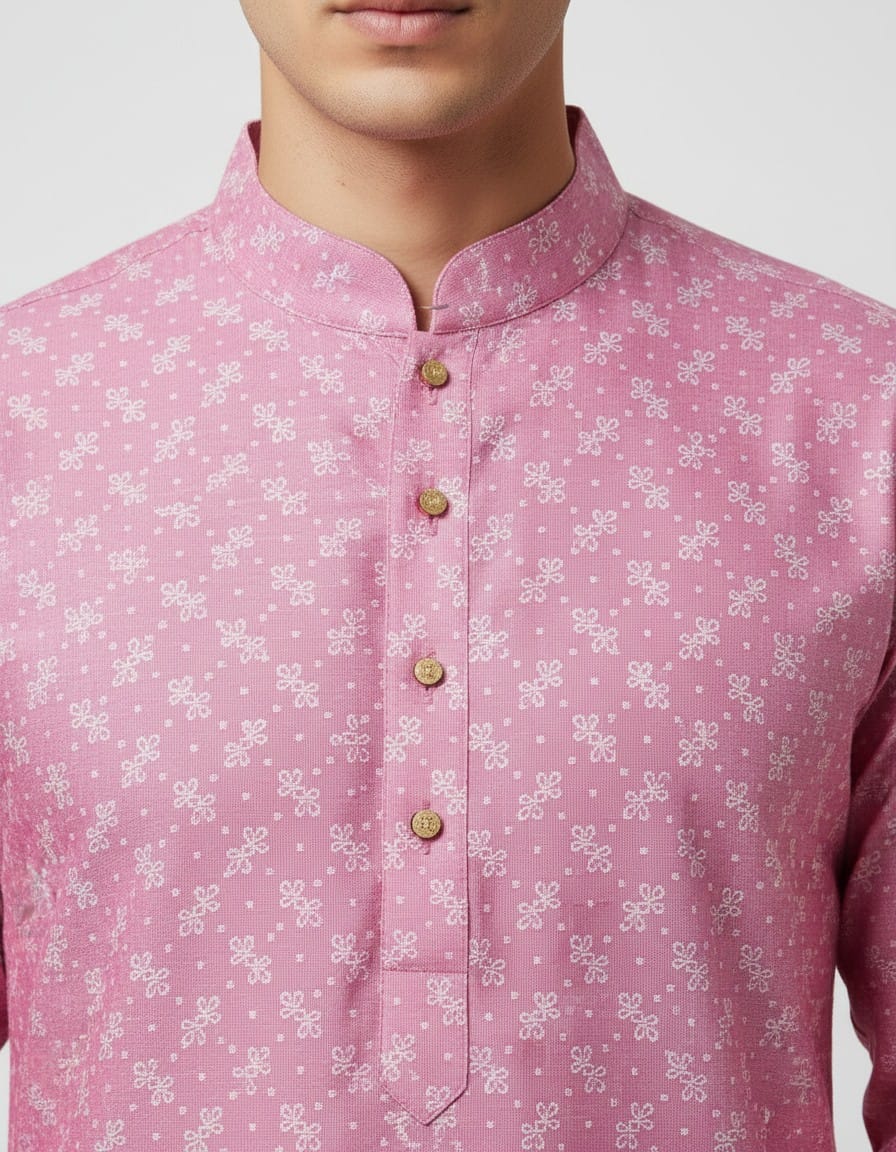 Tatvivah Men’s Jacquard Ethnic Kurta 2116