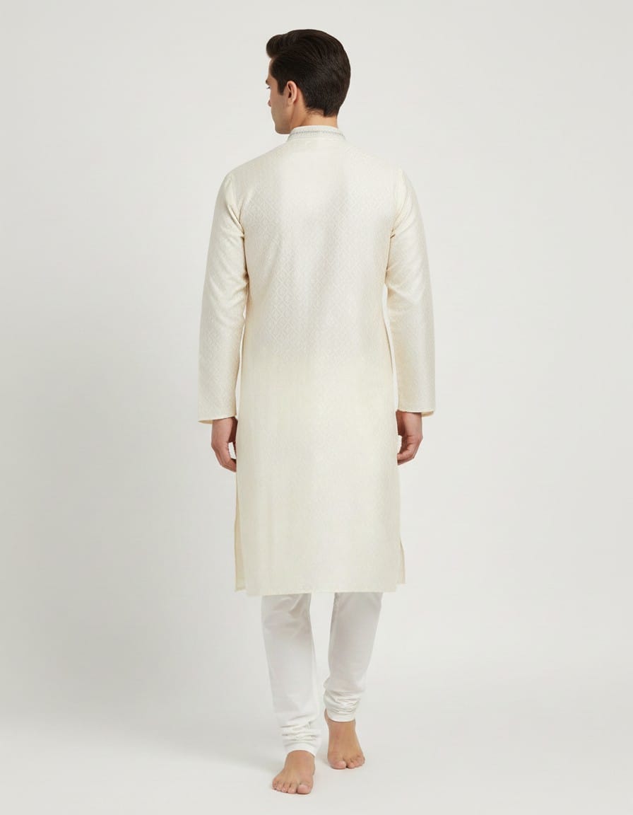 Tatvivah Men’s Jacquard Ethnic Kurta 3149