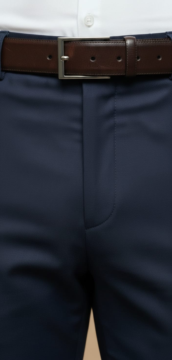 Men’s Premium Tailored Formal Pants Linza Lachka Blue