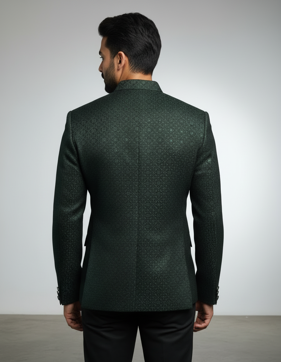 Tatvivah Men's Jodhpuri Green Black 6332