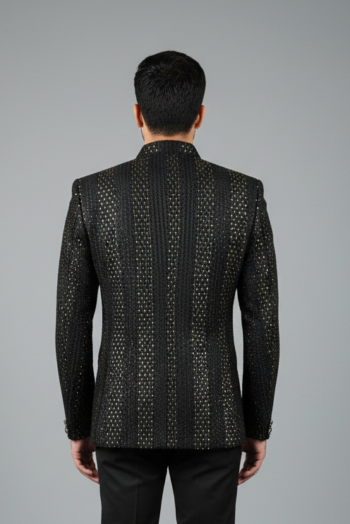 Tatvivah Men's Jodhpuri  Black 6334