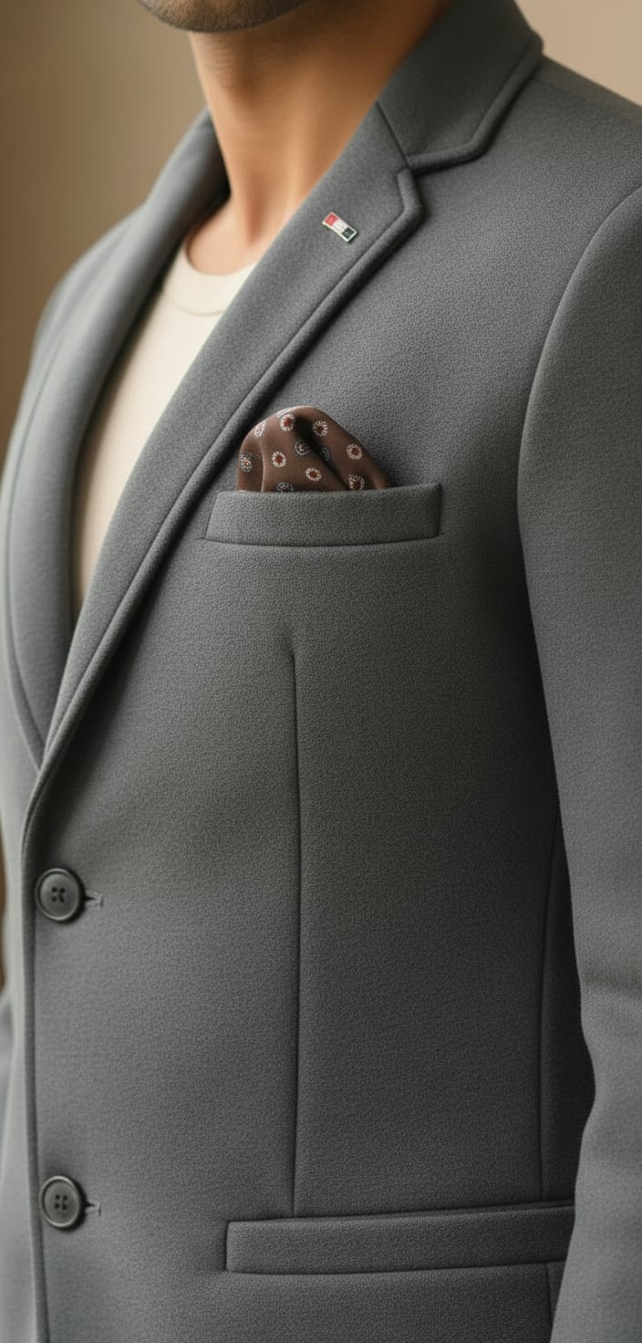Tatvivah Blazer for Men | Premium Tailored Formal Party Wear Ask Grey 5956