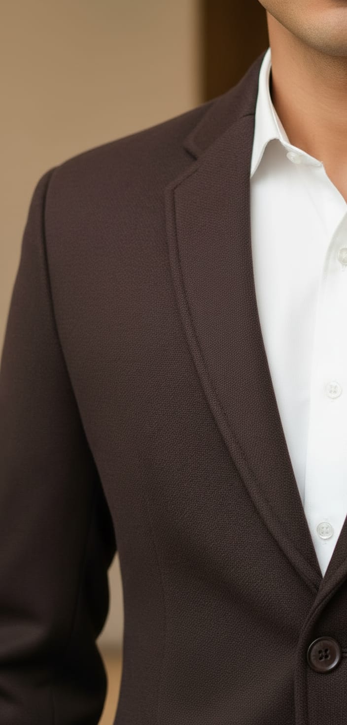Tatvivah  Blazer for Men | Premium Tailored Formal Party Wear Coffee Brown 5956