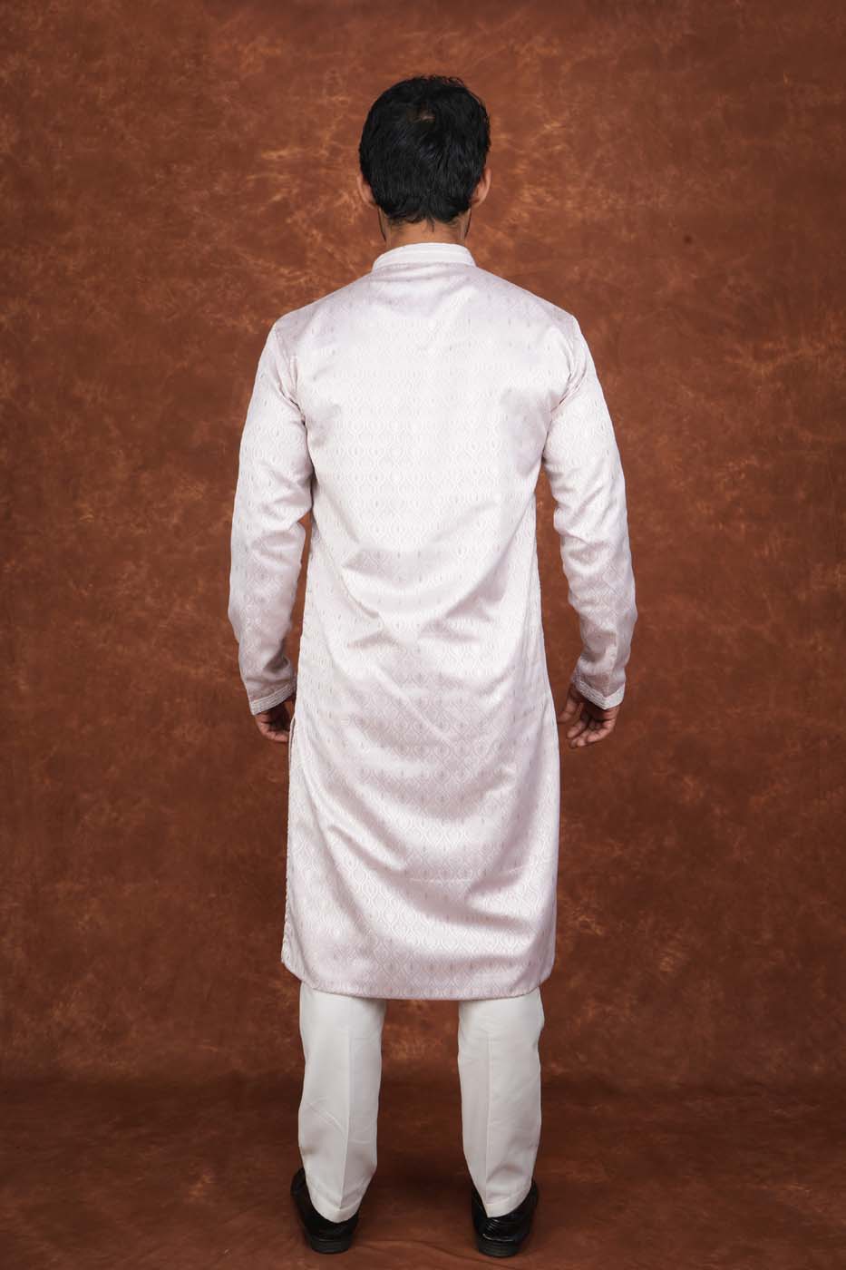Men’s Premium Ethnic Kurta Set | Stylish Wedding & Festive Wear Kurta Pajama 3133 Pink