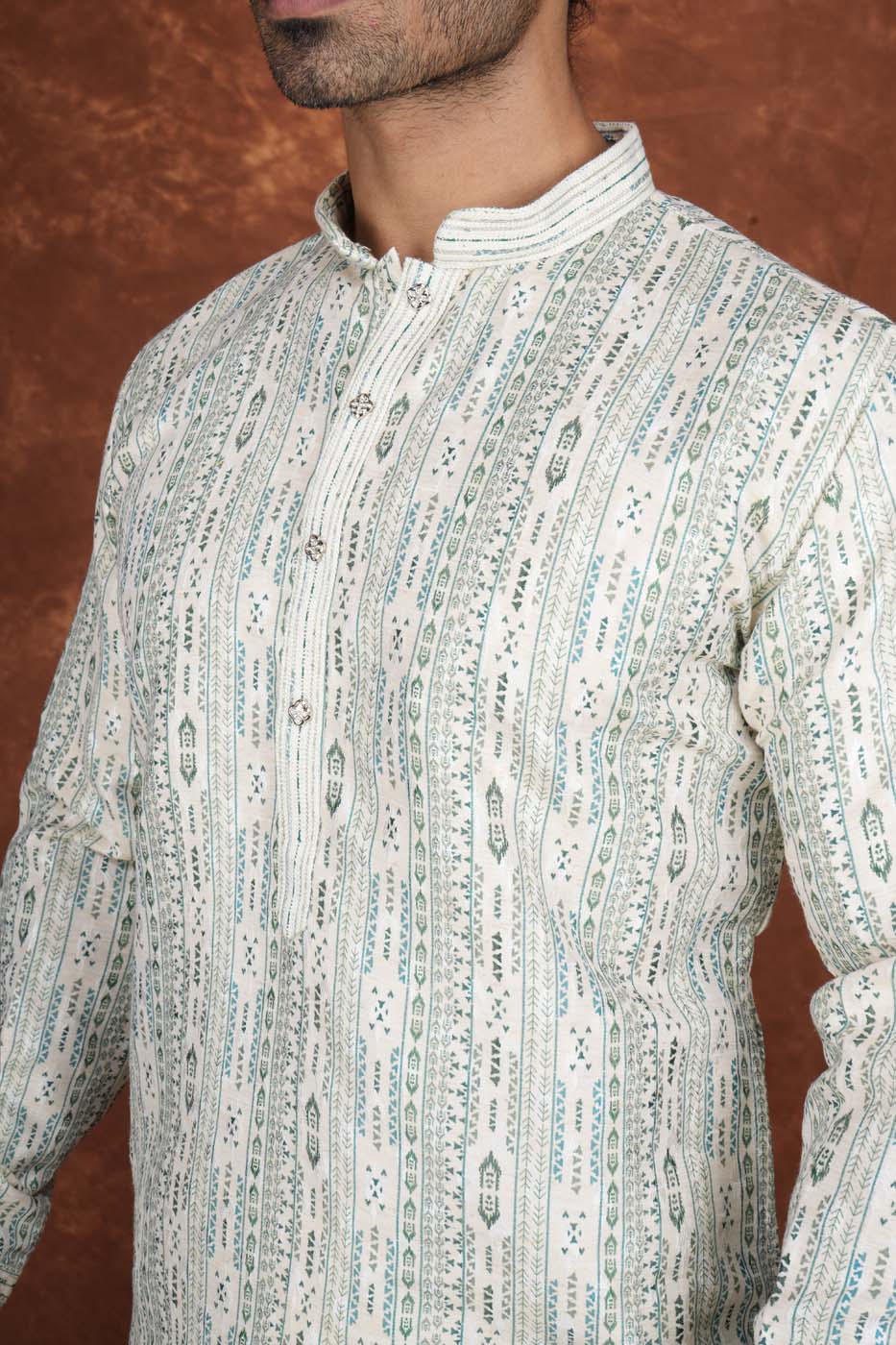 Men’s Premium Ethnic Kurta Set | Stylish Wedding & Festive Wear Kurta Pajama 3139 Green