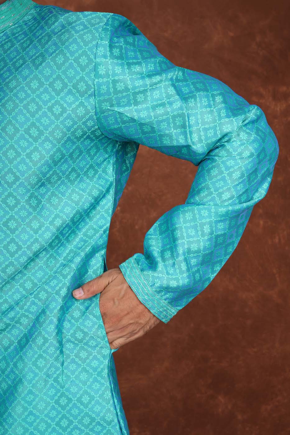 Men’s Premium Ethnic Kurta Set | Stylish Wedding & Festive Wear Kurta Pajama 3131 Light Green