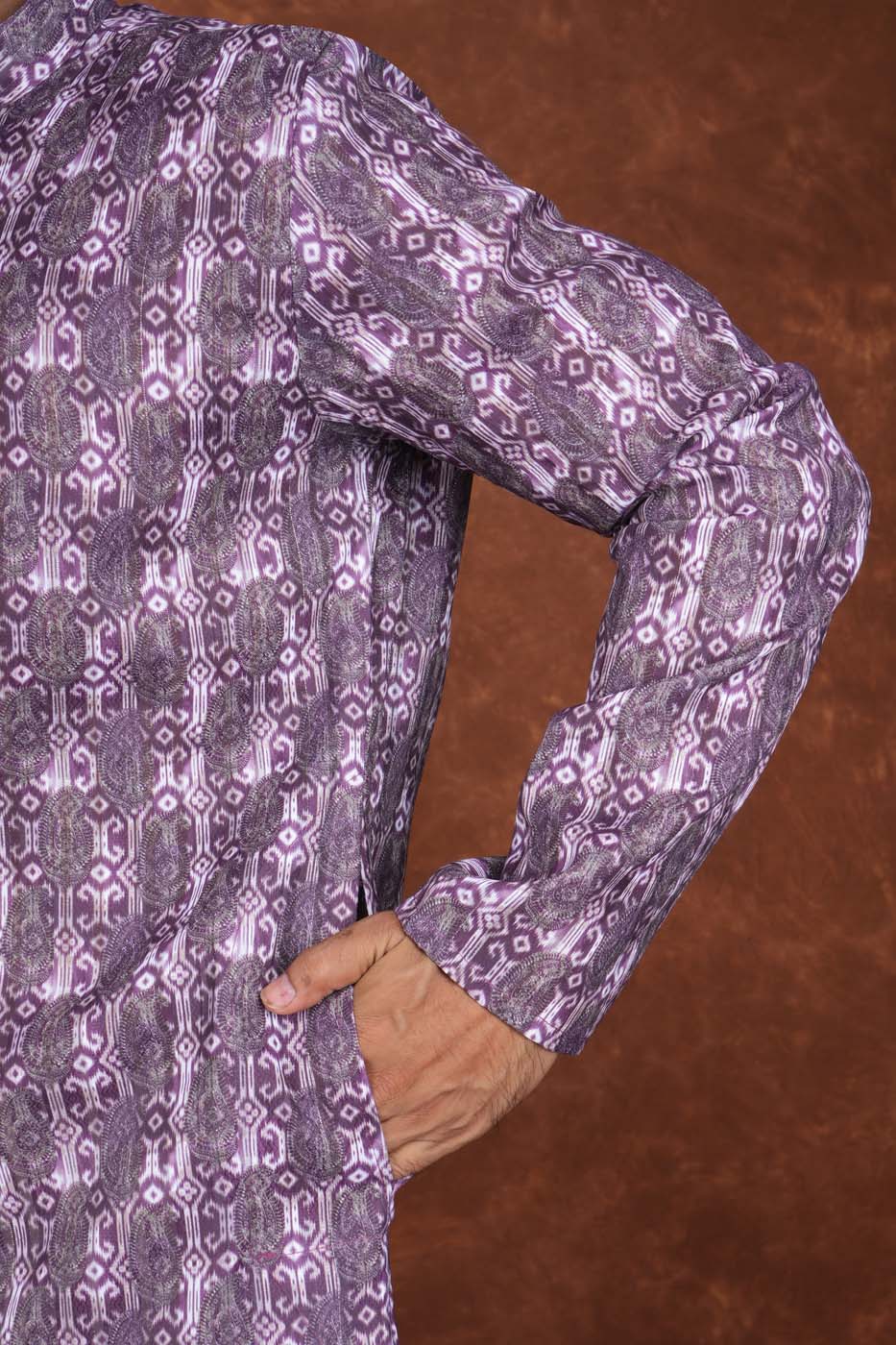 Men’s Premium Ethnic Kurta Set | Stylish Wedding & Festive Wear Kurta Pajama 3145 Purple