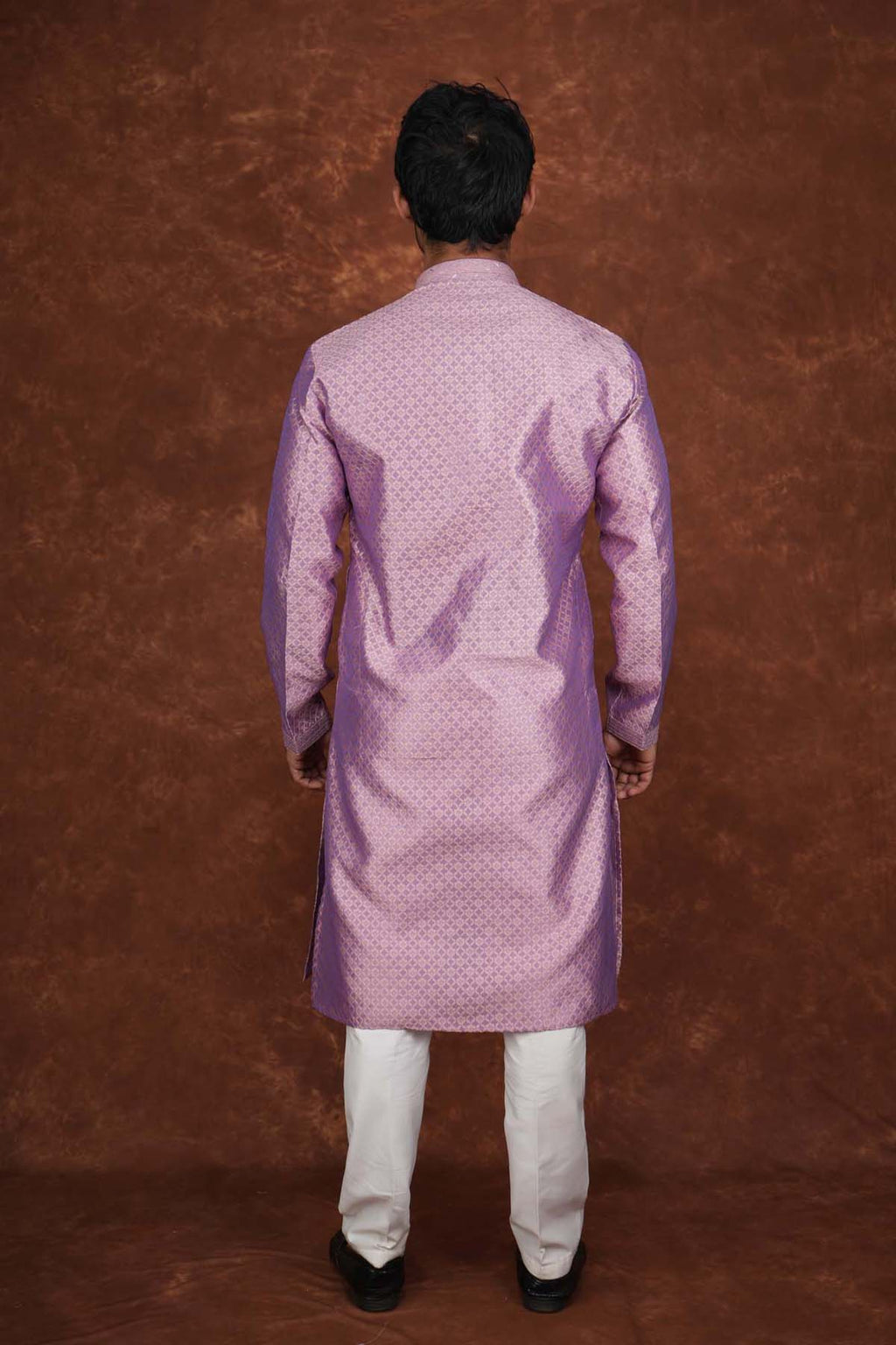 Men’s Premium Ethnic Kurta Set | Stylish Wedding & Festive Wear Kurta Pajama 3136 Mauve