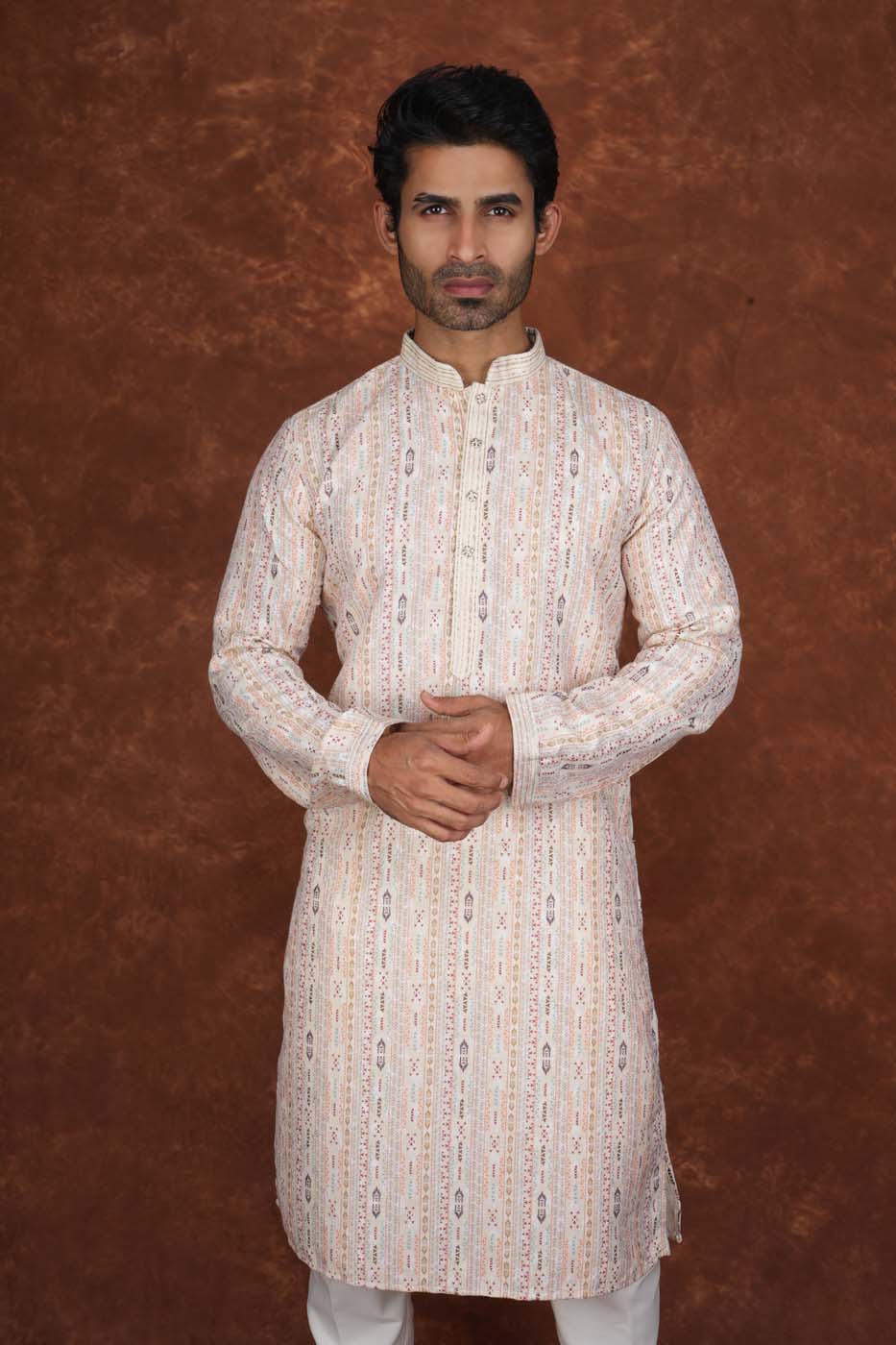 Men’s Premium Ethnic Kurta Set | Stylish Wedding & Festive Wear Kurta Pajama 3139 Yellow