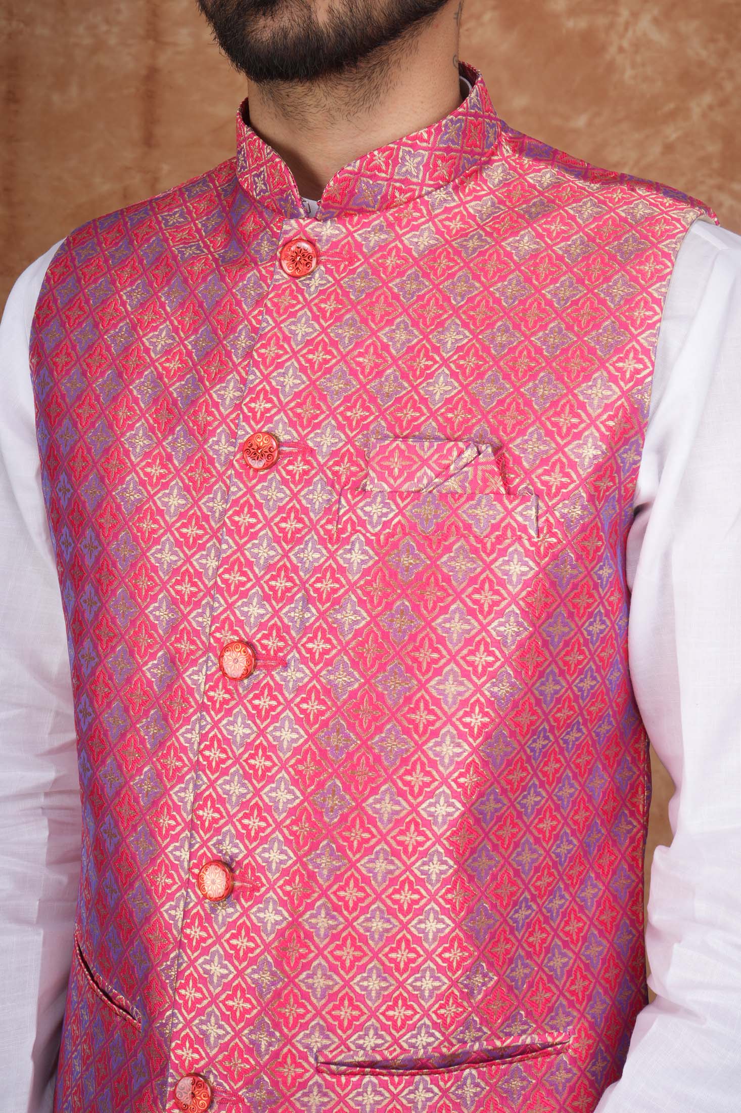 Tatvivah Men's Modi Jacket Red 4206