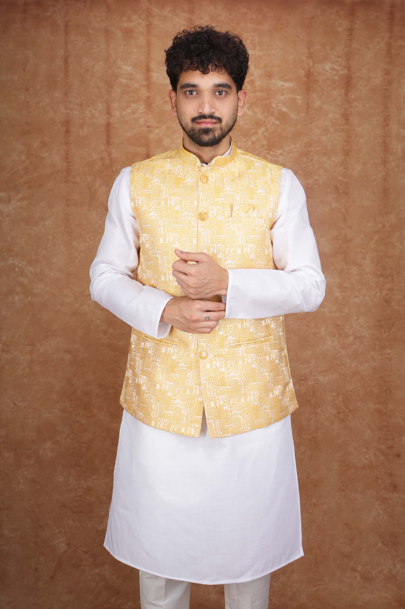 Tatvivah Men's Modi Jacket Yellow 4207