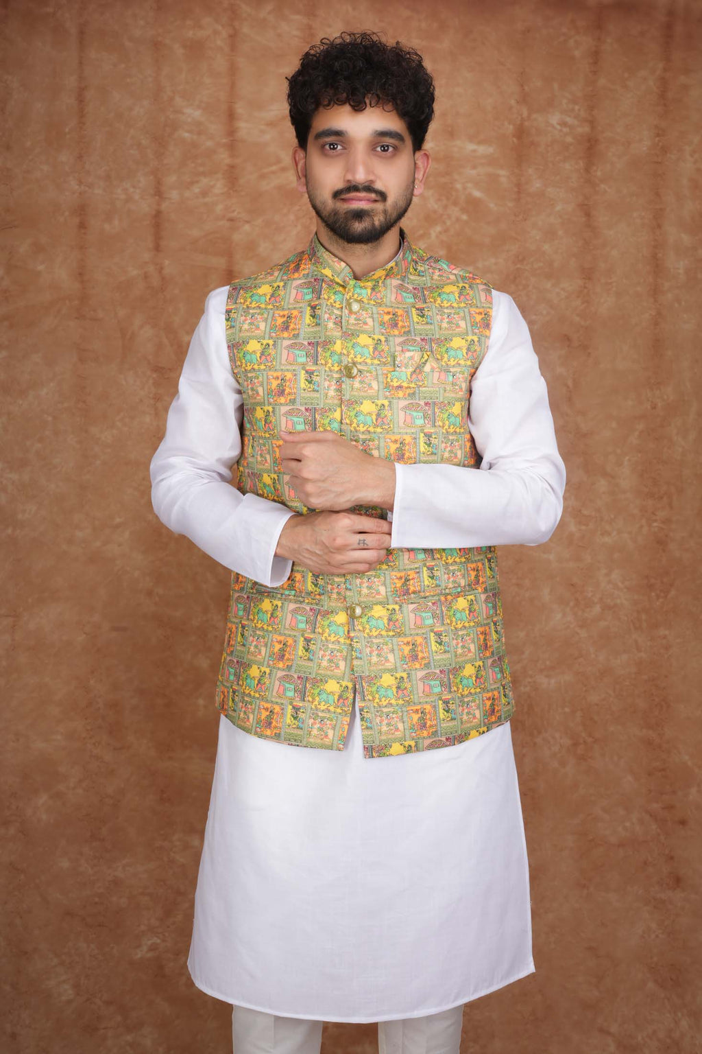 Tatvivah Men's Modi Jacket Yellow 4202