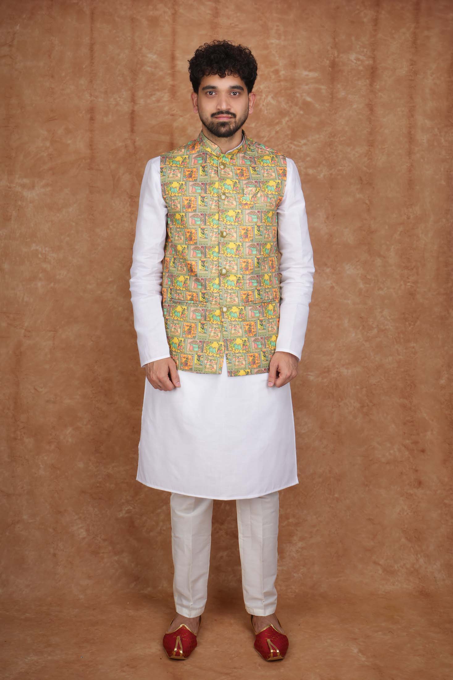 Tatvivah Men's Modi Jacket Yellow 4202