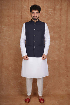 Tatvivah Men's Modi Jacket CREP Navy Blue