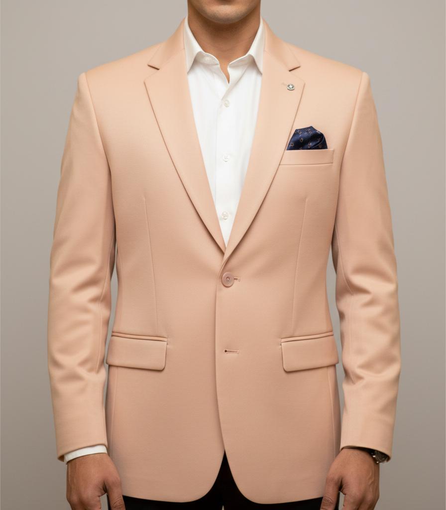 Tatvivah Blazer for Men | Premium Tailored Formal Party Wear Piech Plain 5956