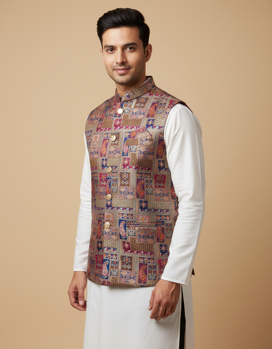 Tatvivah Men's Modi Jacket Green W4033